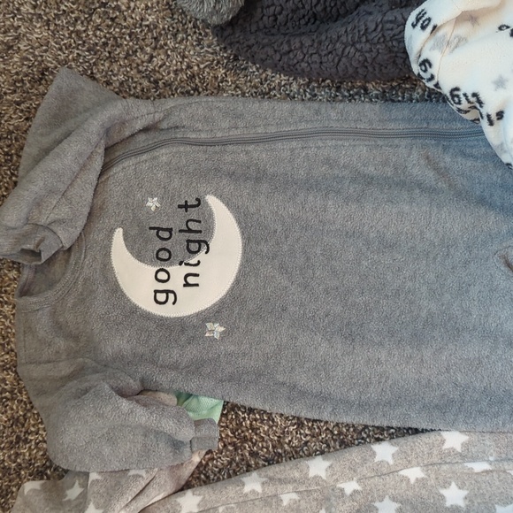 Baby Cozy Bundle Fleece Footies & Bear Ear Onesies W/Hoods 3-6 Mo Mixed 8 pc Lot - Picture 6 of 13